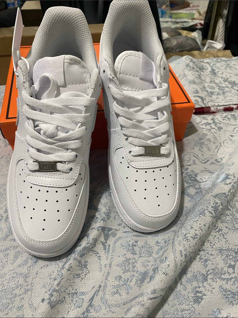 Nike Kids White Low-Top Sneakers